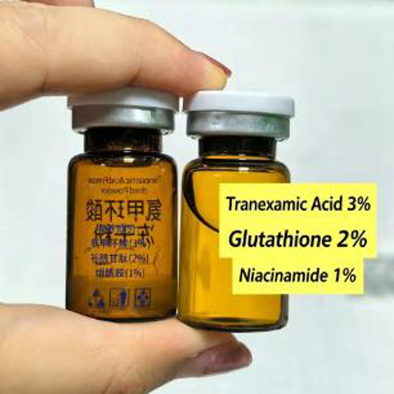 Tranexamic Acid Serum - 2/5/10ペア トランエキサム酸＆グルタチオンペプチドセラム – ブライトニングフェイシャルケア、シミの軽減、肌トーンの均一化