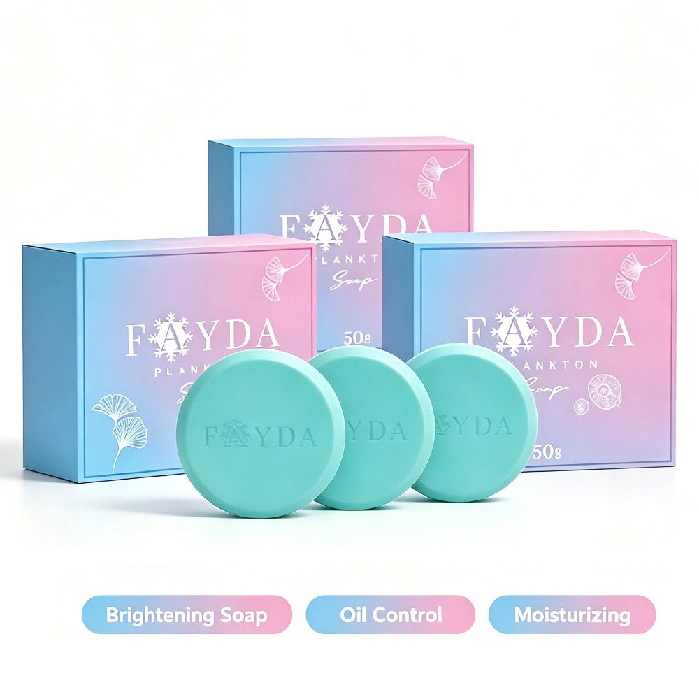 Skincare Glad2Glow - 50 グラムプランクトンブライトニングソープ穏やかなクレンジングフェイシャルソープオイルコントロール保湿肌美白フェイスボディバーソープスキンケア