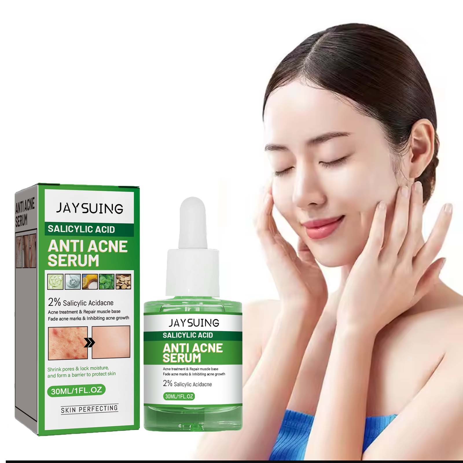 サリチル酸抗アクネ顔血清保湿フェーダーにきび跡にきびにきび除 - Tranexamic Acid Serum のレビューと価格