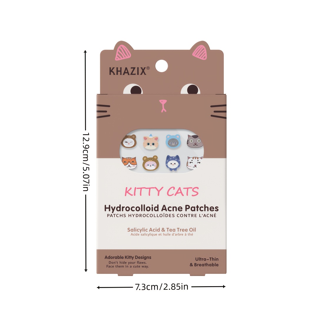 120個入り 漫画猫ニキビパッチ |   ニキビ跡を隠す | - Hydrocolloid Acne Patch のレビューと価格