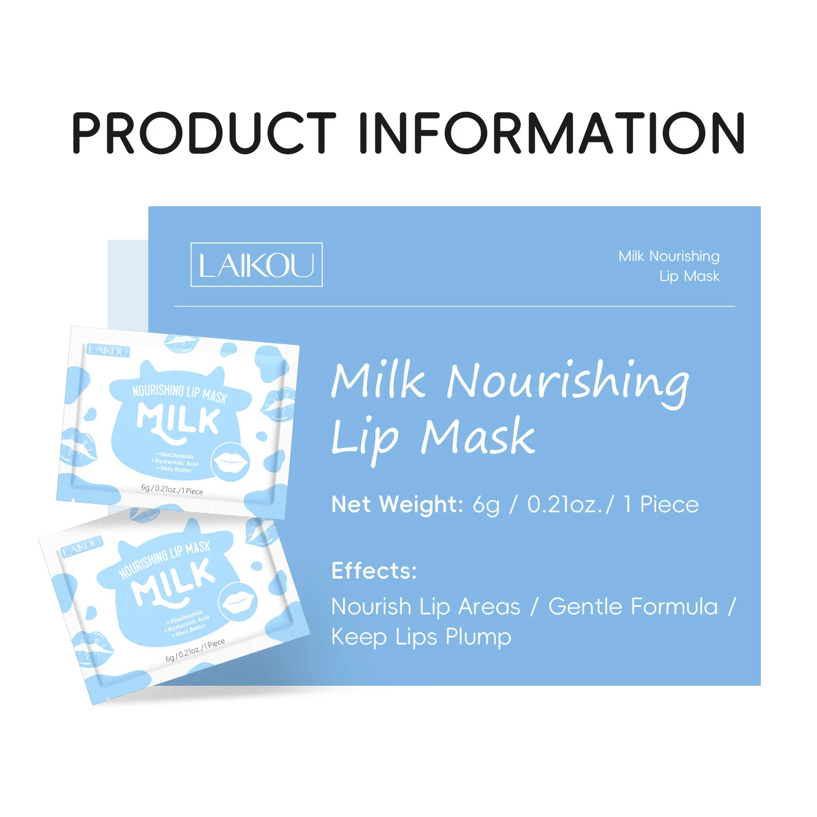 コスメ スキンケア LAIKOU 10枚入り ミルクリップマ - Skincare Pink のレビューと価格