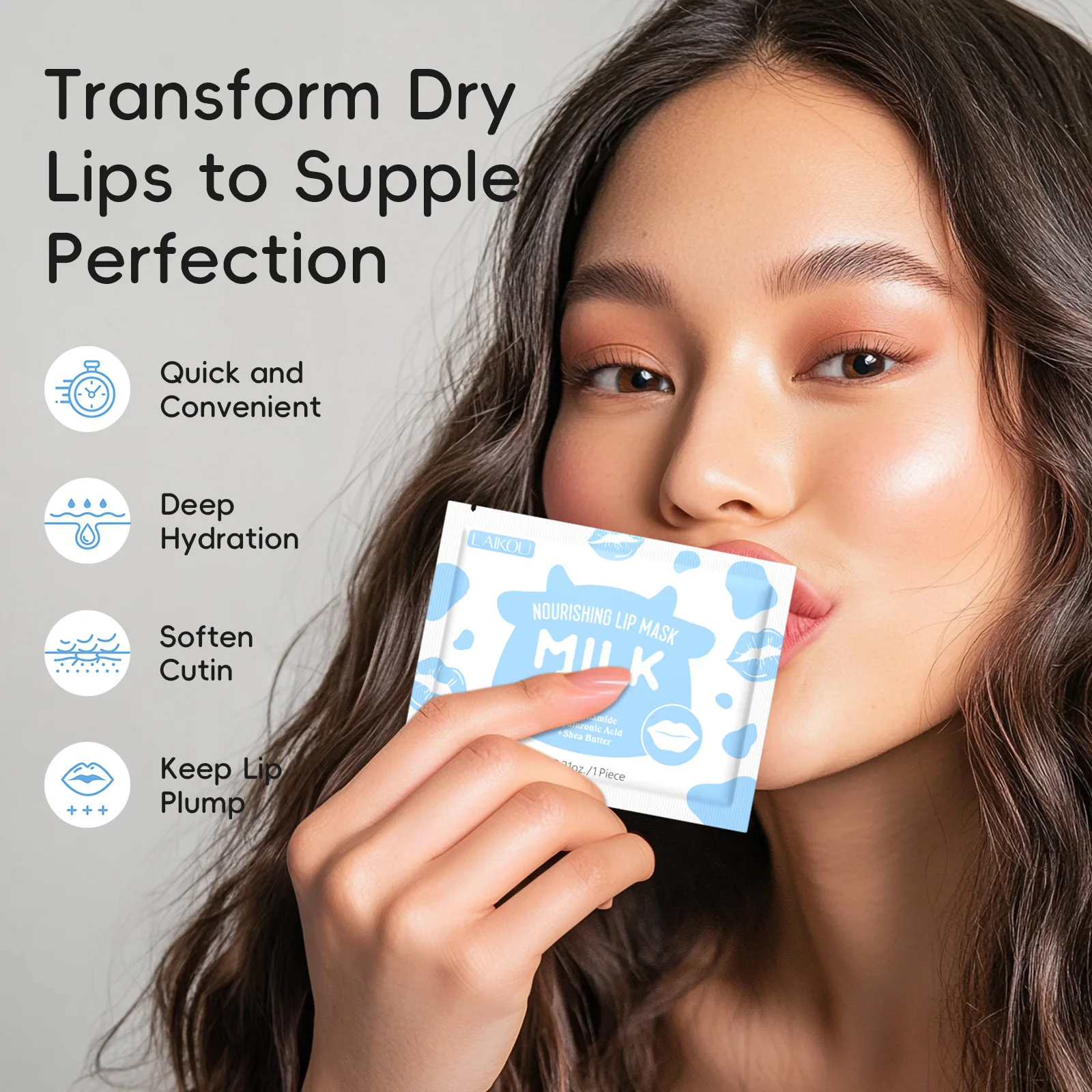 コスメ スキンケア LAIKOU 10枚入り ミルクリップマ - Skincare Pink のレビューと価格