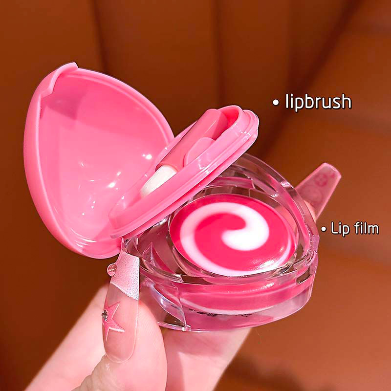 ラックゴー ハート ダブルカラー リップマスク：ピンク色の唇 - Skincare Pink のレビューと価格