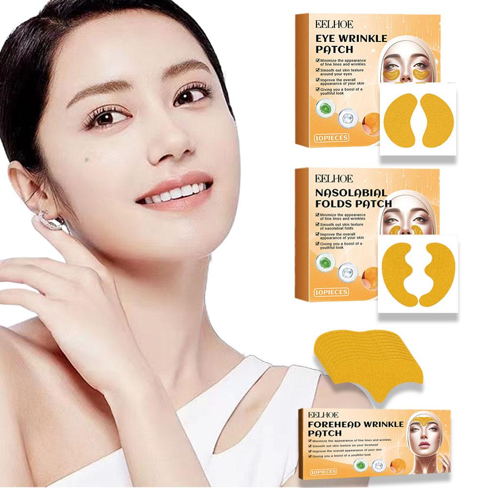 1-10箱入り 額のしわ取りパッチ 額のしわを軽減するジェル - Skincare Glad2Glow のレビューと価格