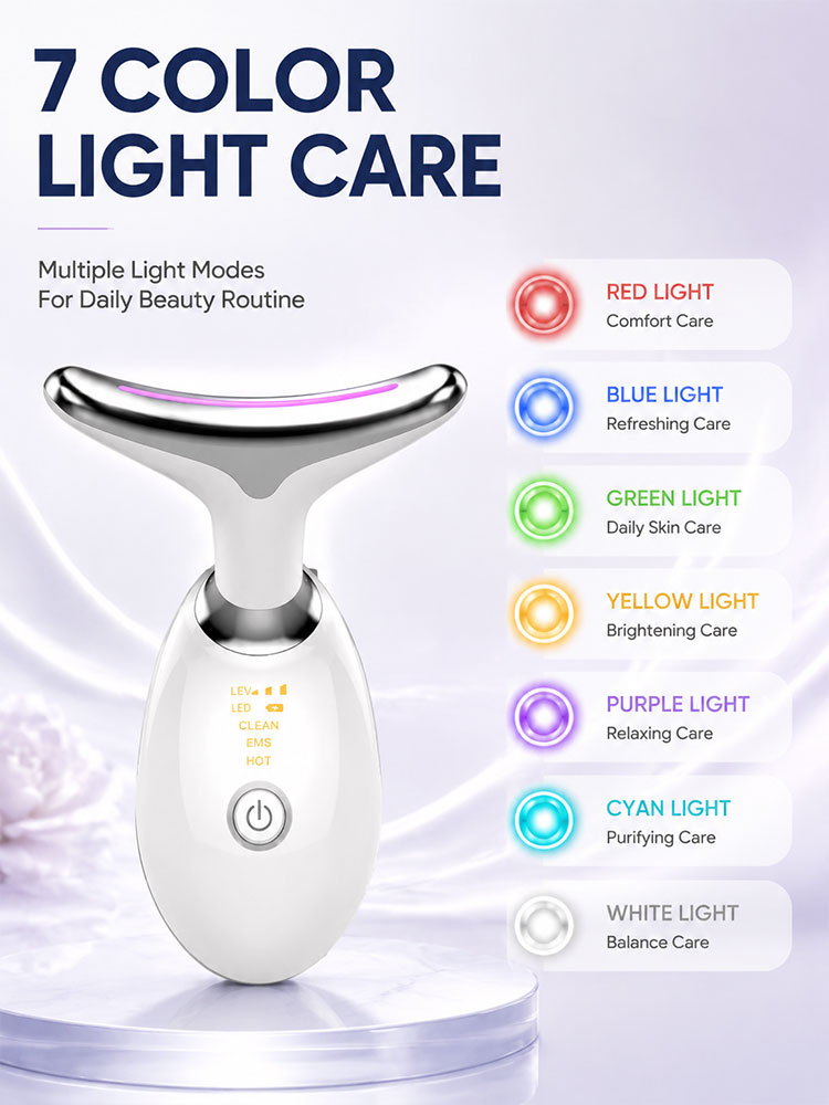 フェイスネックリフティングマッサージャー EMSマイクロカレ - Skincare Routine のレビューと価格