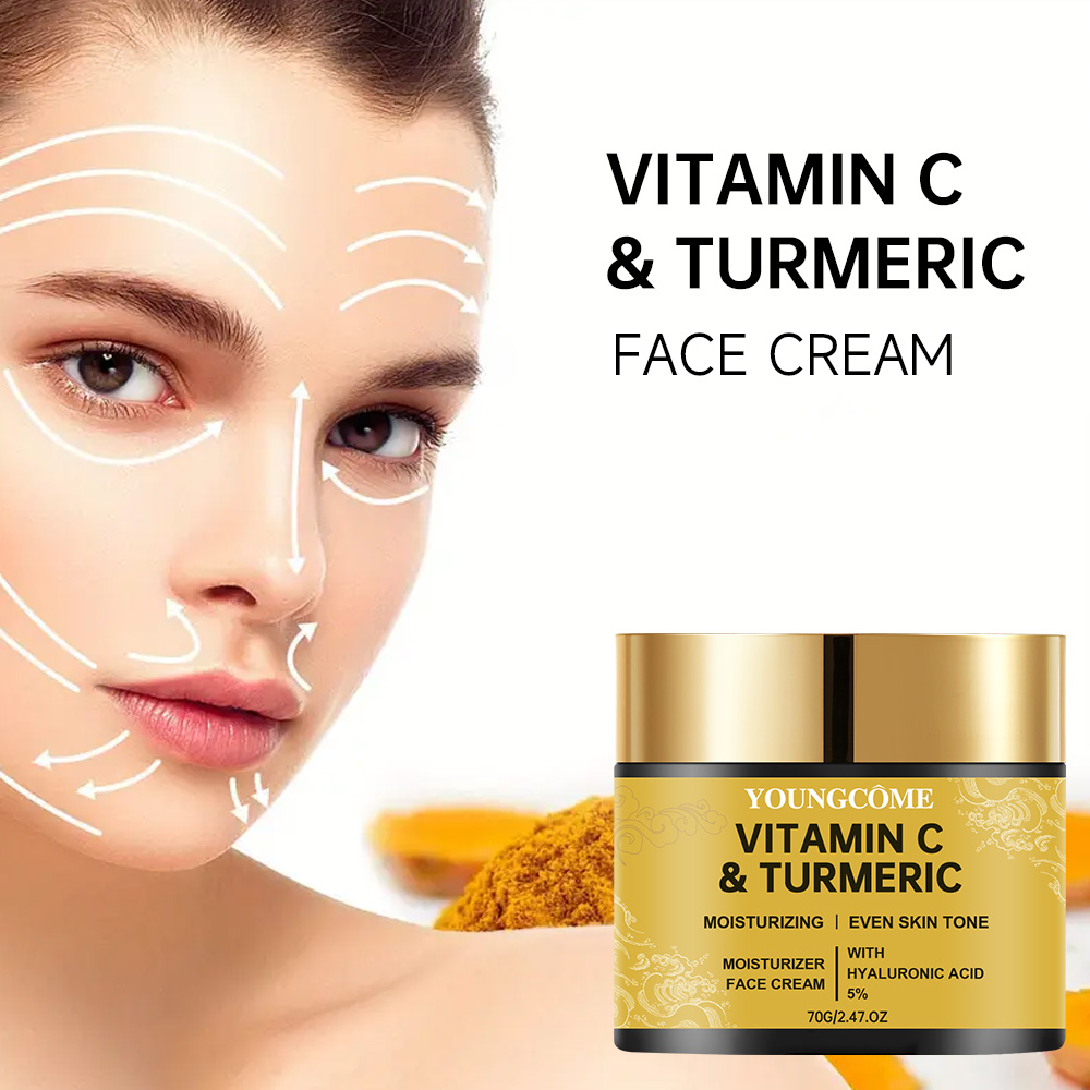 ターメリック ビタミンC フェイスクリーム レチノール 保湿 - Skincare Glad2Glow のレビューと価格