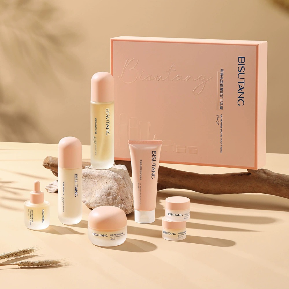 オートポリペプチド保湿アンチリンクルセット、小じわを軽減、肌 - Skincare Oat のレビューと価格