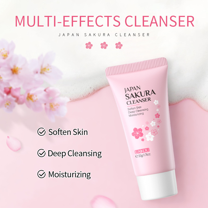 Sakura-韓国のフェイシャルクリーナー,フェイスセラム, - Skincare Routine のレビューと価格